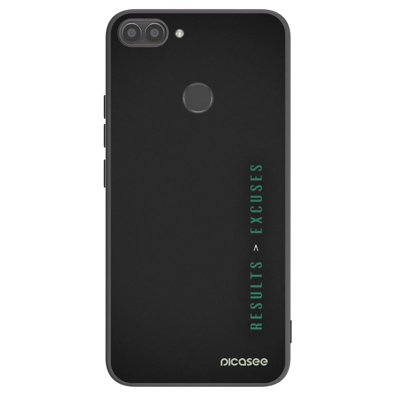 Picasee Huawei P Smart Hülle - Schwarzes Silikon - Results x Excuses