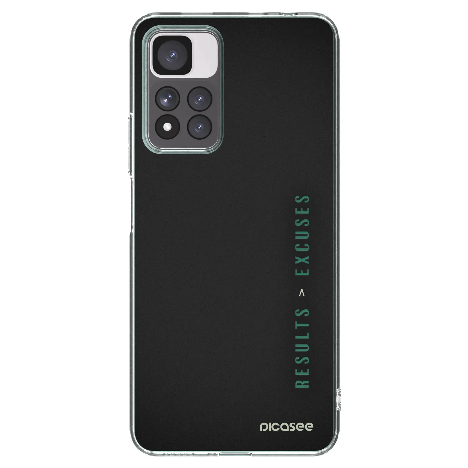Picasee Xiaomi Redmi Note 11 Pro+ 5G Hülle - Transparentes Silikon - Results x Excuses