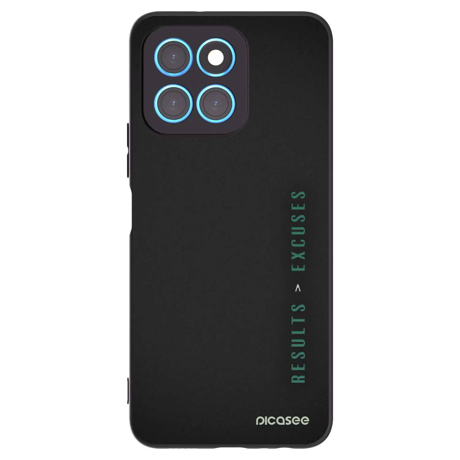 Picasee Honor X6 Hülle - Schwarzes Silikon - Results x Excuses