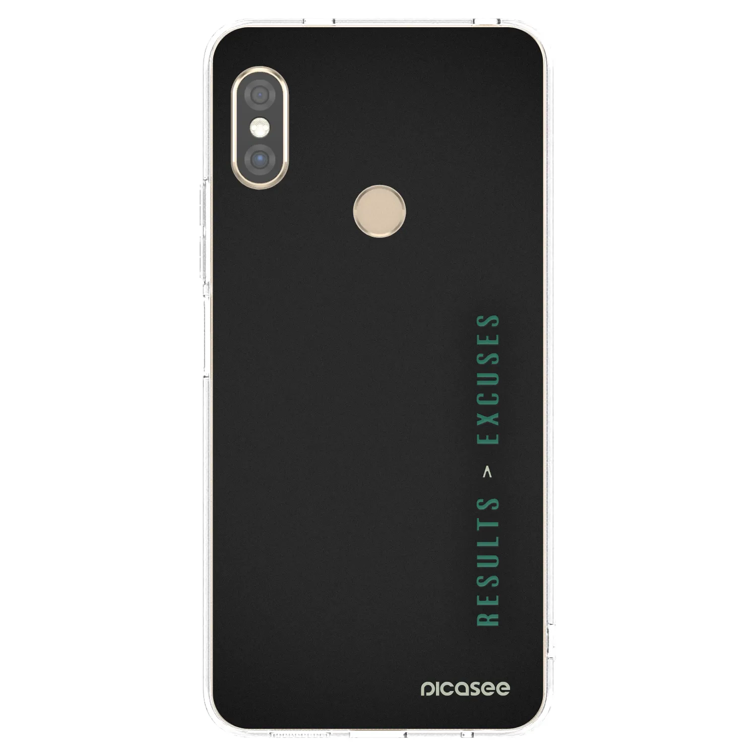 Picasee Xiaomi Redmi Note 5 Global Hülle - Transparentes Silikon - Results x Excuses