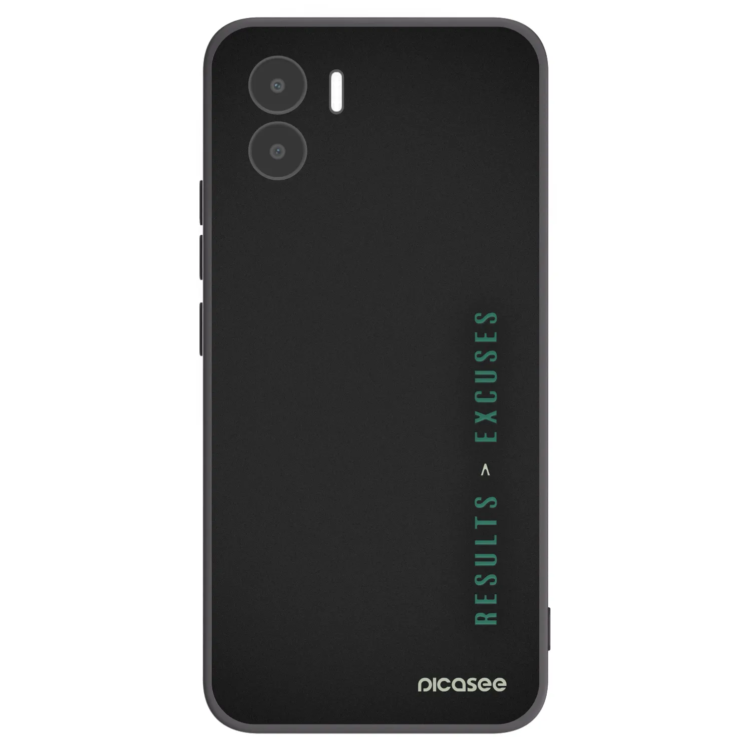 Picasee Xiaomi Redmi A2 Hülle - Schwarzes Silikon - Results x Excuses