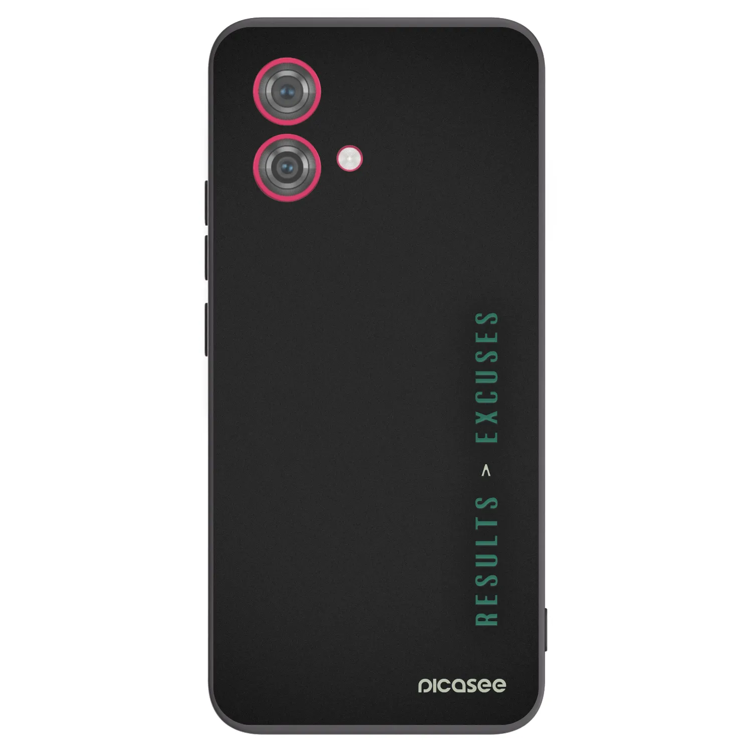 Picasee Motorola Moto G84 5G Hülle - Schwarzes Silikon - Results x Excuses