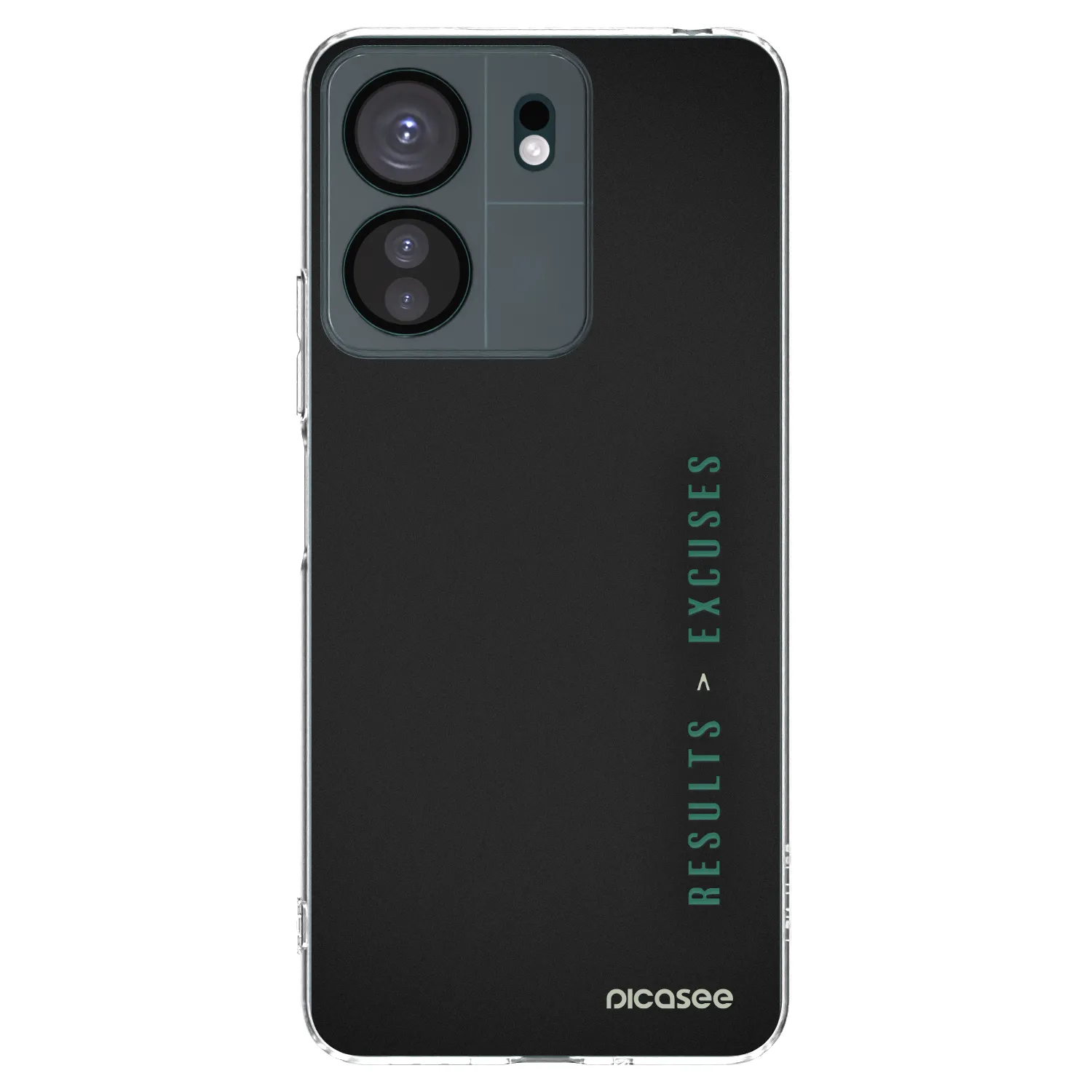 Picasee Xiaomi Redmi 13C 4G Hülle - Transparentes Silikon - Results x Excuses