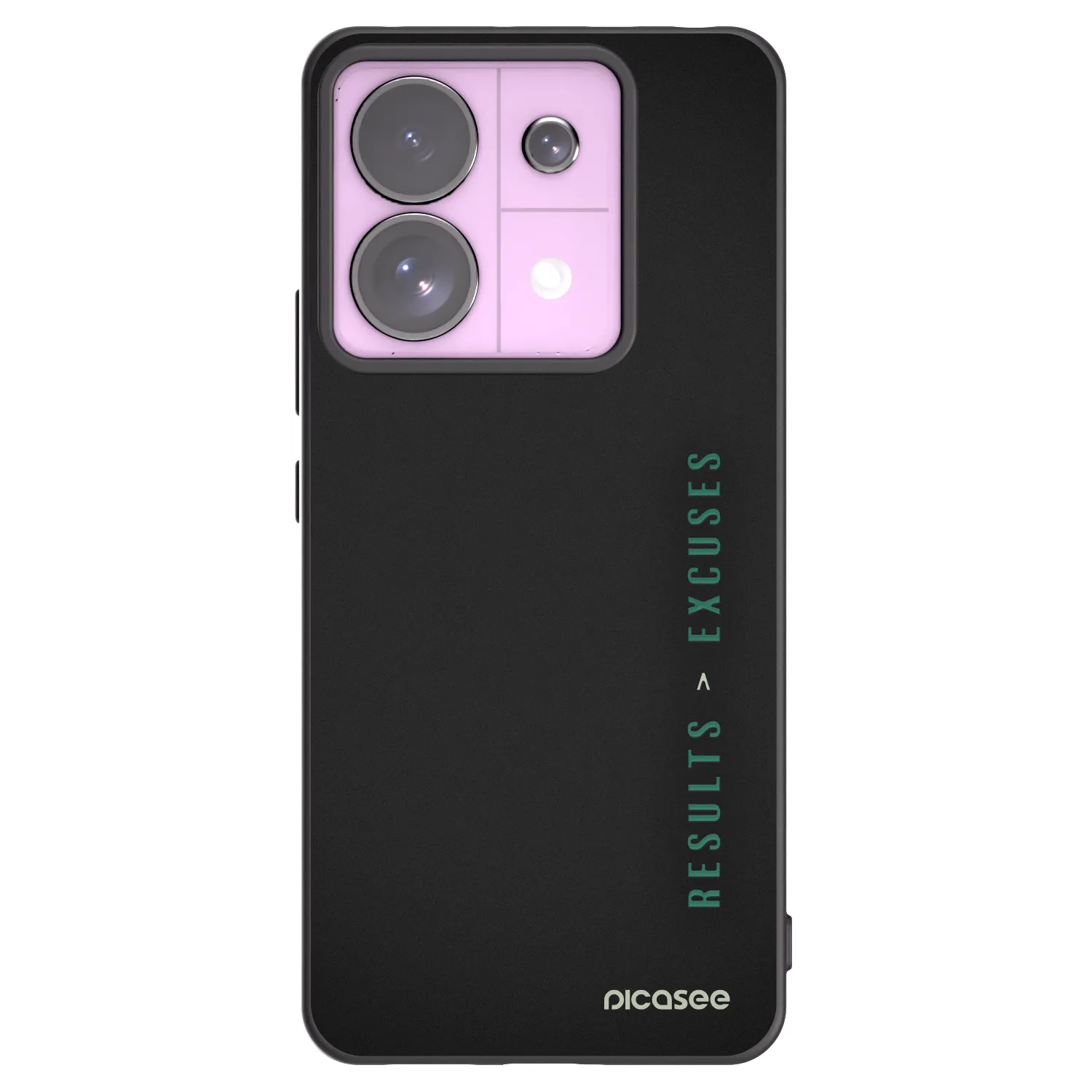 Picasee Xiaomi Redmi Note 13 Pro 5G Hülle - Schwarzes Silikon - Results x Excuses
