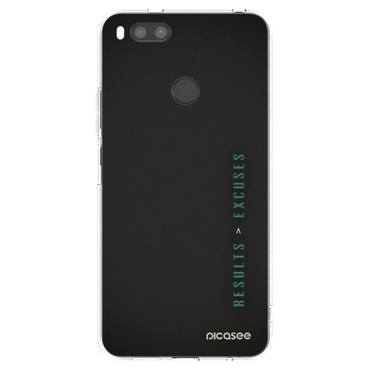 Picasee Xiaomi Mi A1 Global Hülle - Transparentes Silikon - Results x Excuses