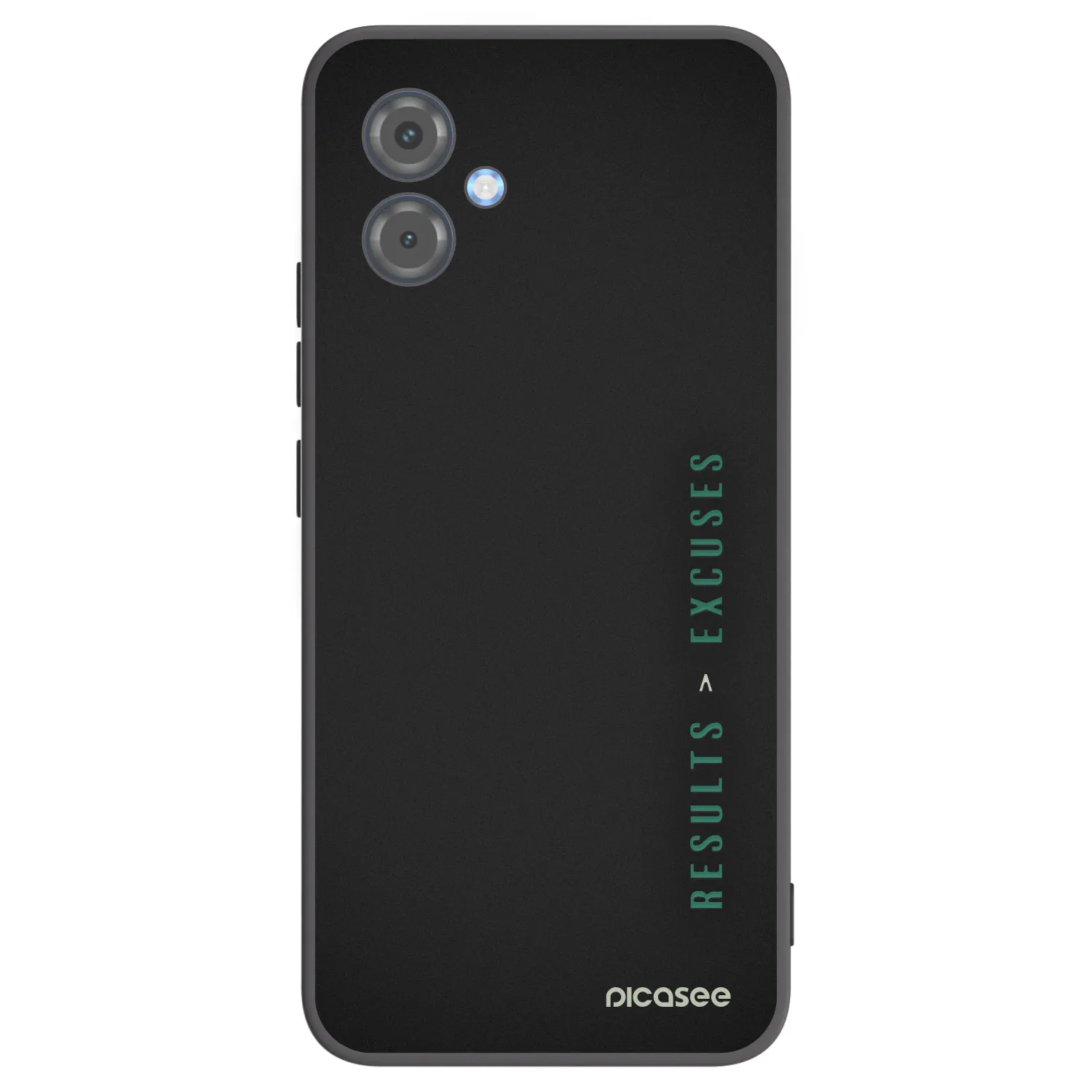 Picasee Motorola Moto G14 Hülle - Schwarzes Silikon - Results x Excuses