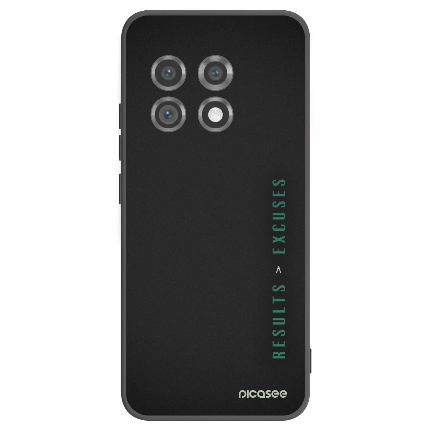 Picasee OnePlus 11 5G Hülle - Schwarzes Silikon - Results x Excuses