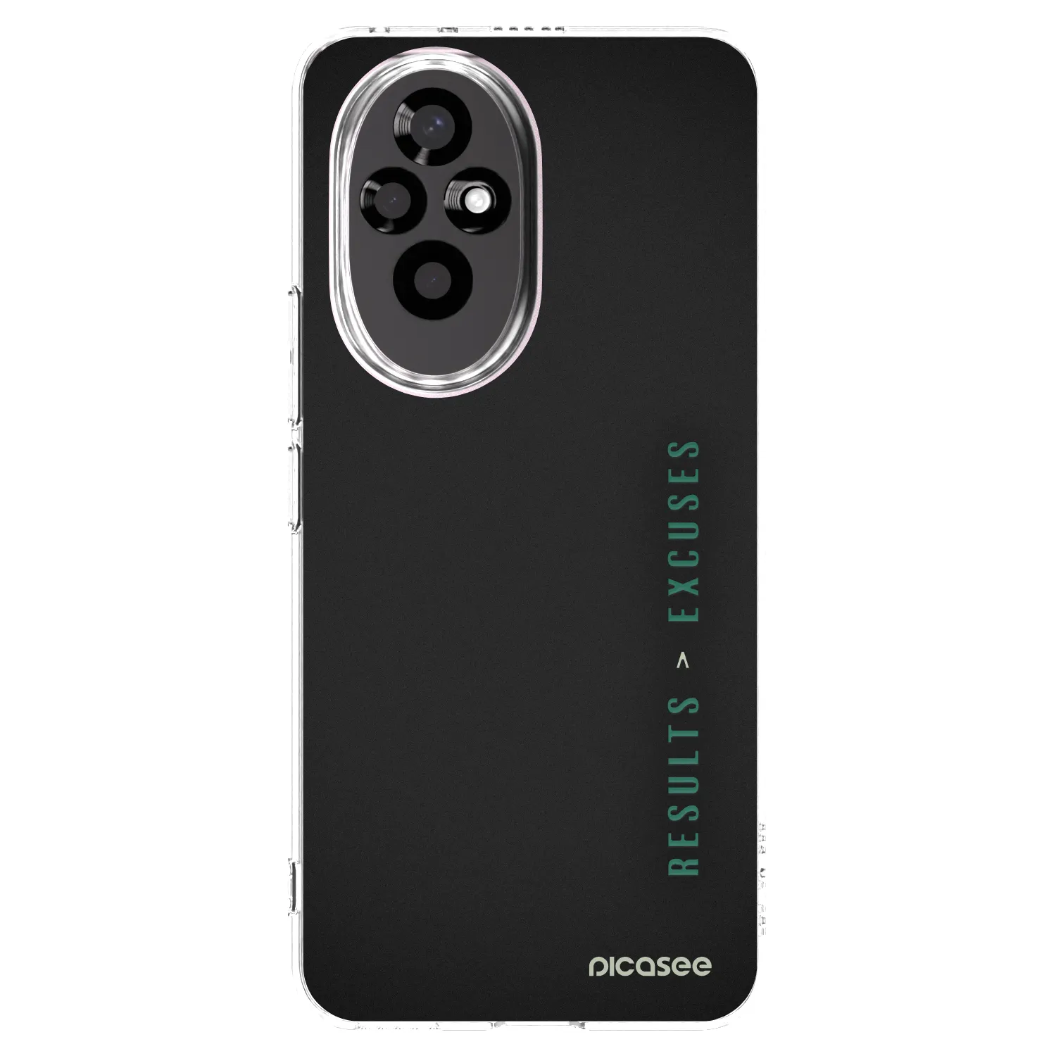 Picasee Honor 200 Pro 5G Hülle - Transparentes Silikon - Results x Excuses