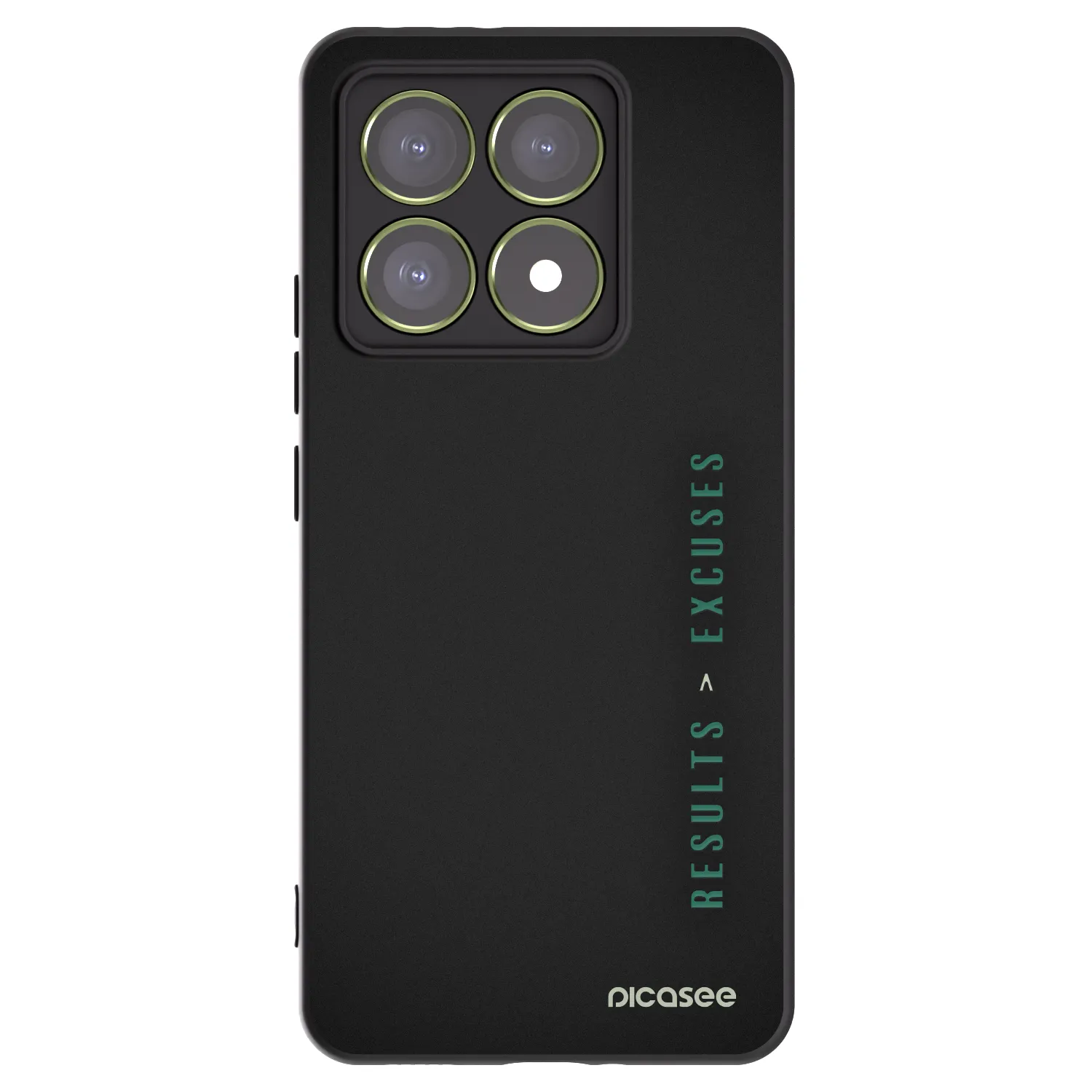 Picasee Xiaomi 14T Hülle - Schwarzes Silikon - Results x Excuses