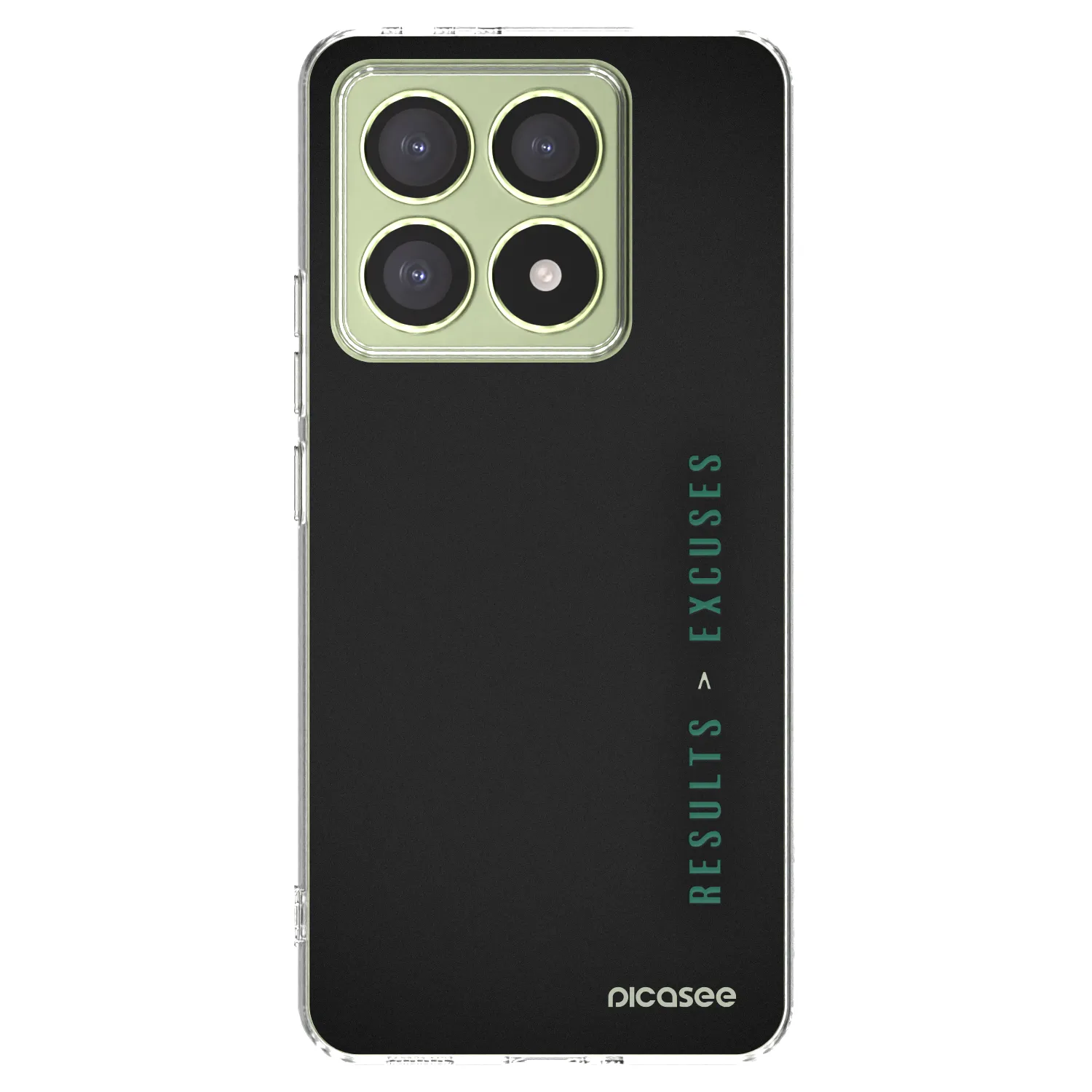 Picasee Xiaomi 14T Hülle - Transparentes Silikon - Results x Excuses