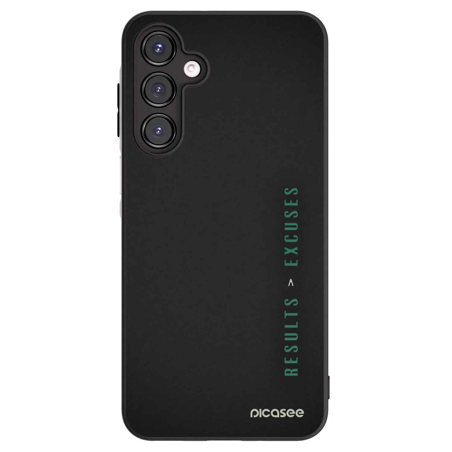 Picasee Samsung Galaxy A16 5G Hülle - Schwarzes Silikon - Results x Excuses