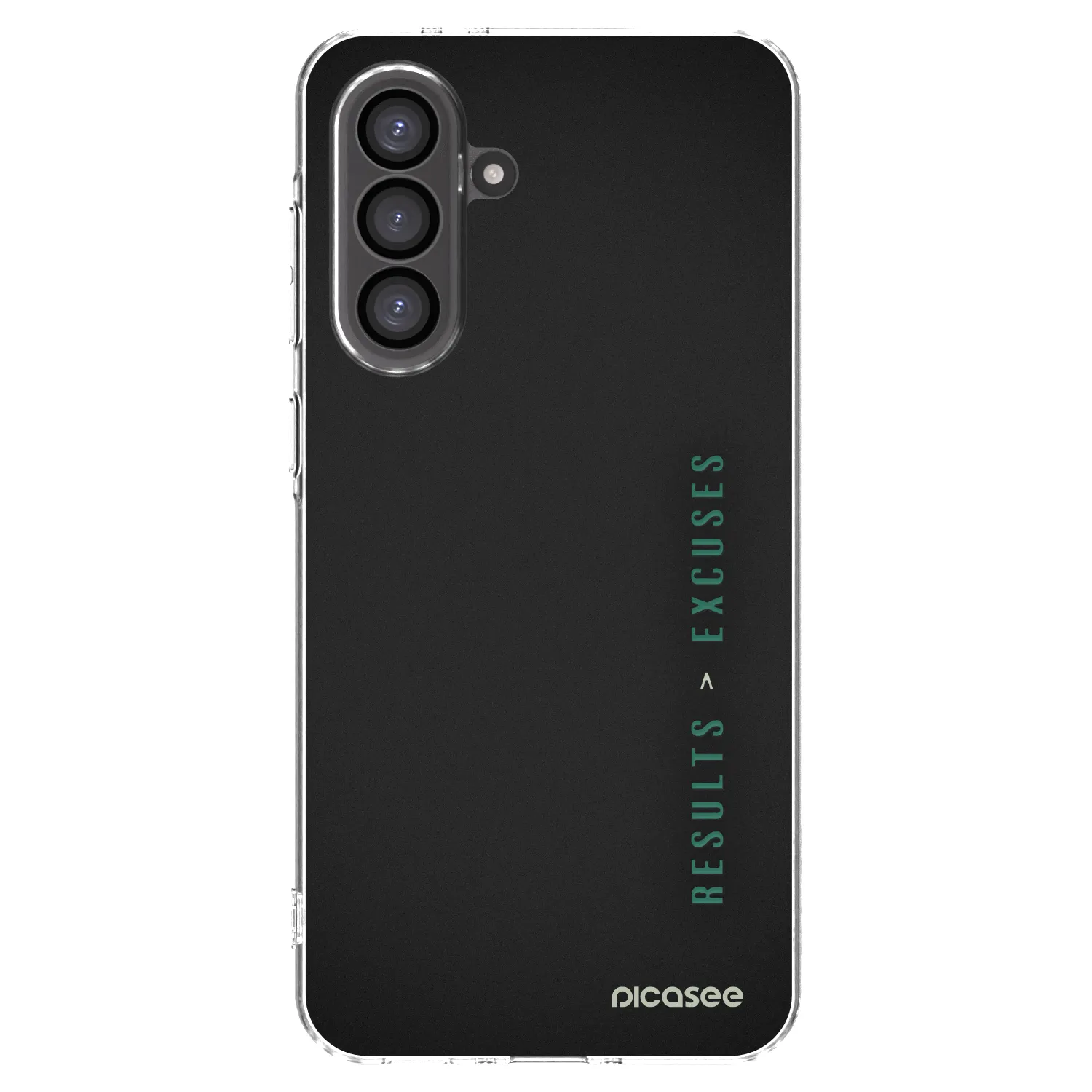 Picasee Samsung Galaxy A56 5G A566B Hülle - Transparentes Silikon - Results x Excuses