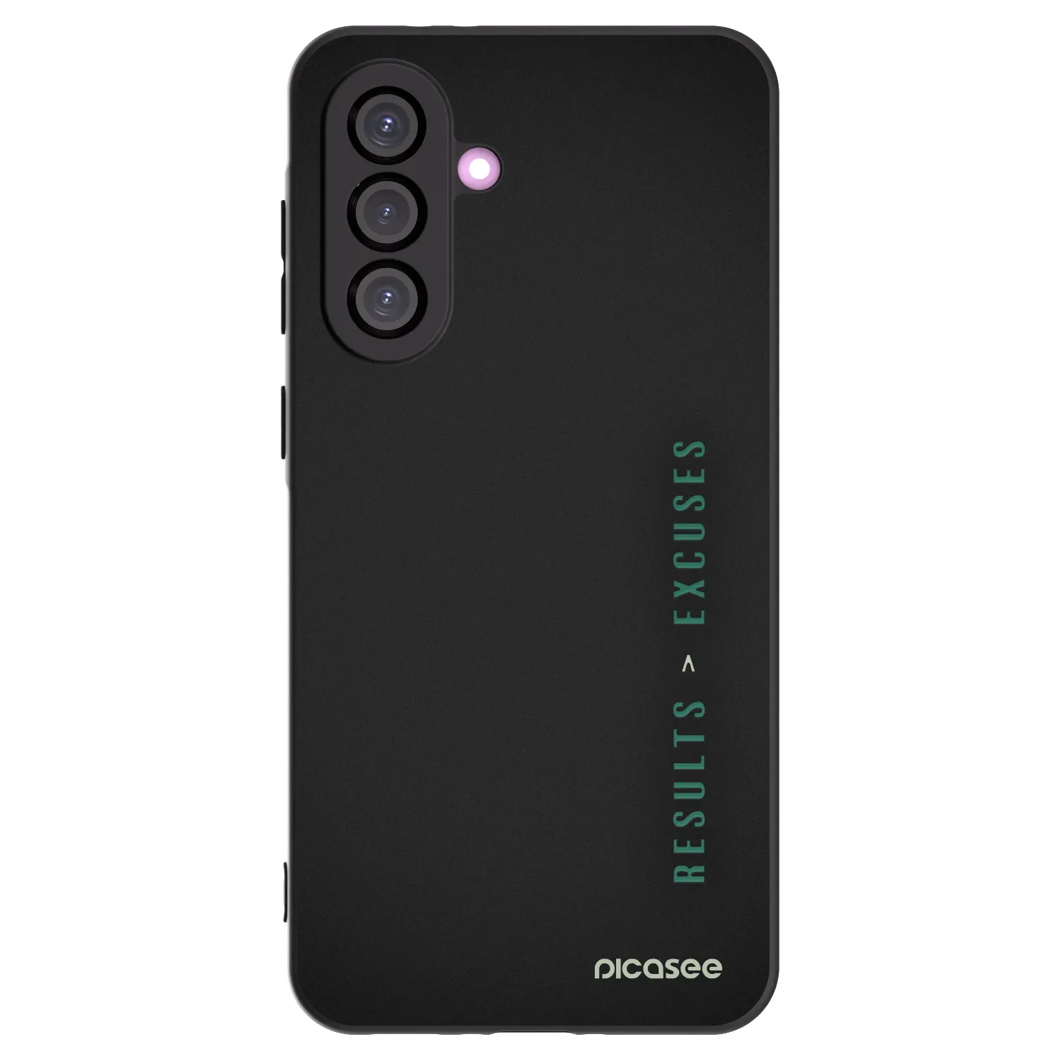 Picasee Samsung Galaxy A36 5G Hülle - Schwarzes Silikon - Results x Excuses