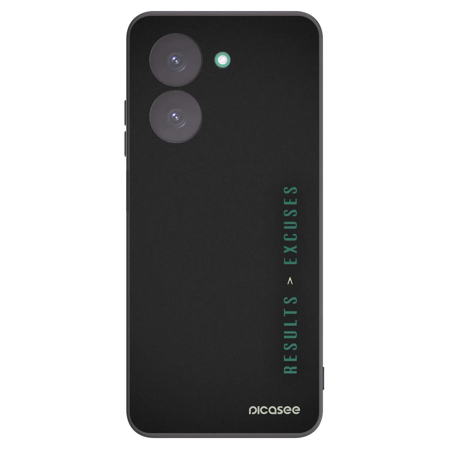 Picasee Xiaomi Redmi A5 Hülle - Schwarzes Silikon - Results x Excuses