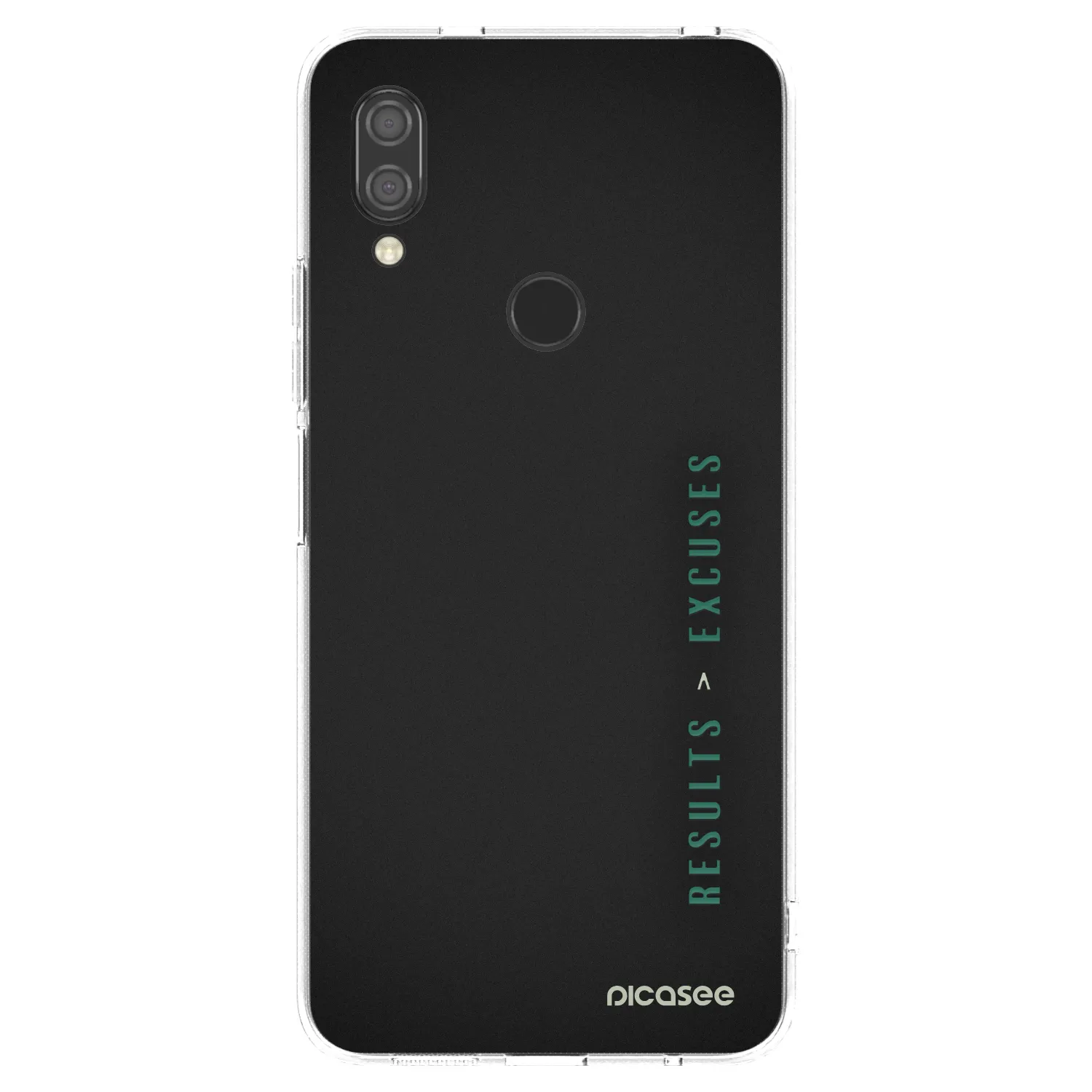 Picasee Xiaomi Redmi 7 Hülle - Transparentes Silikon - Results x Excuses