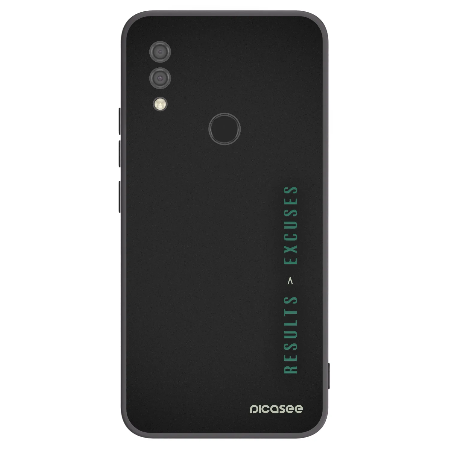 Picasee Xiaomi Redmi 7 Hülle - Schwarzes Silikon - Results x Excuses