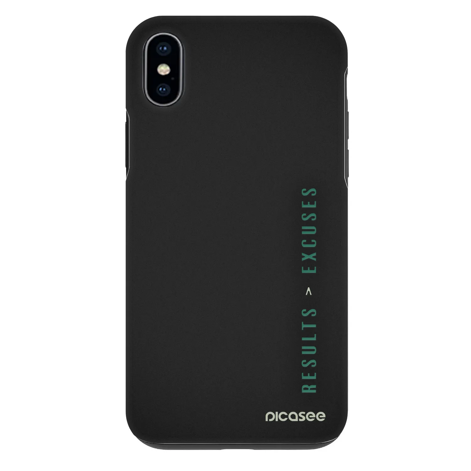 Picasee Fashion Case für Apple iPhone XS Max - Results x Excuses