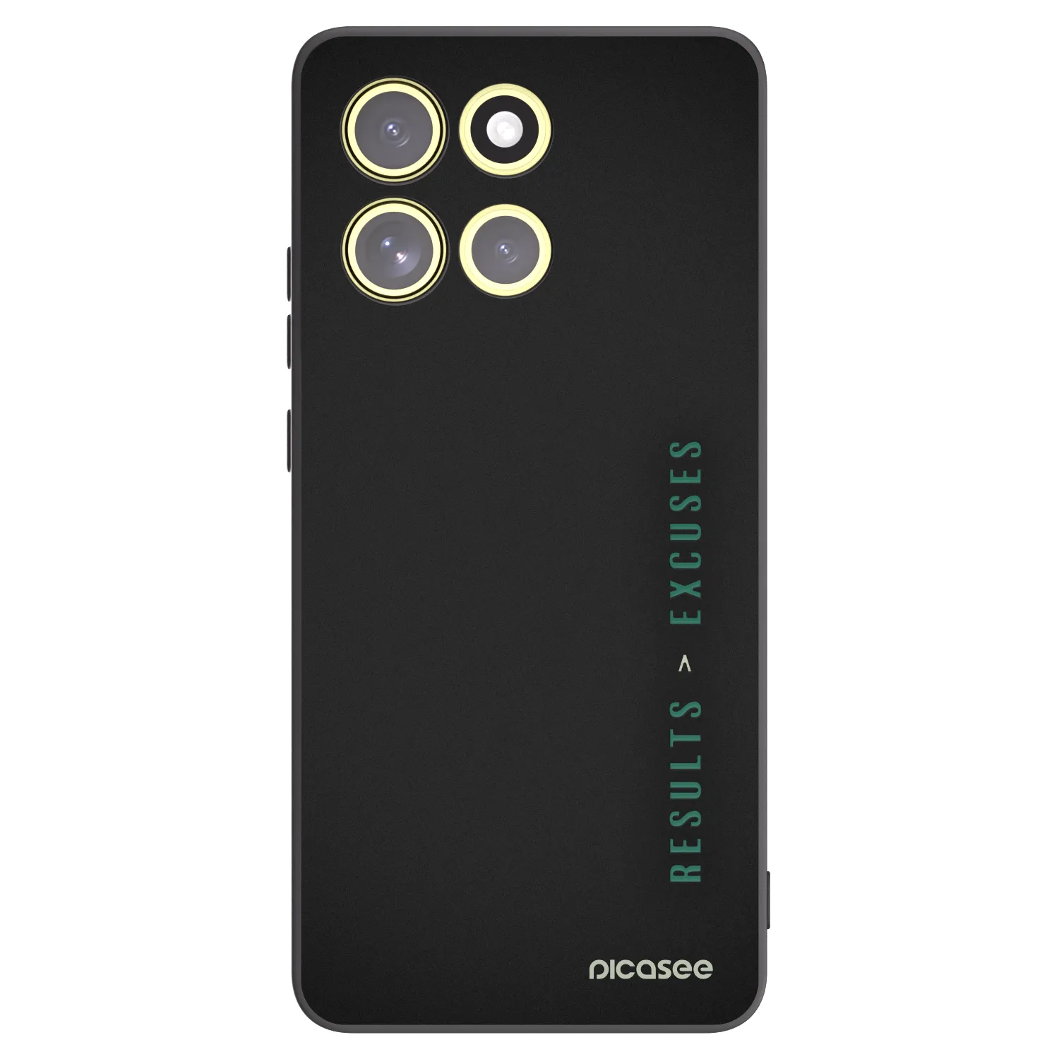 Picasee Motorola Moto G86 Power 5G Hülle - Schwarzes Silikon - Results x Excuses