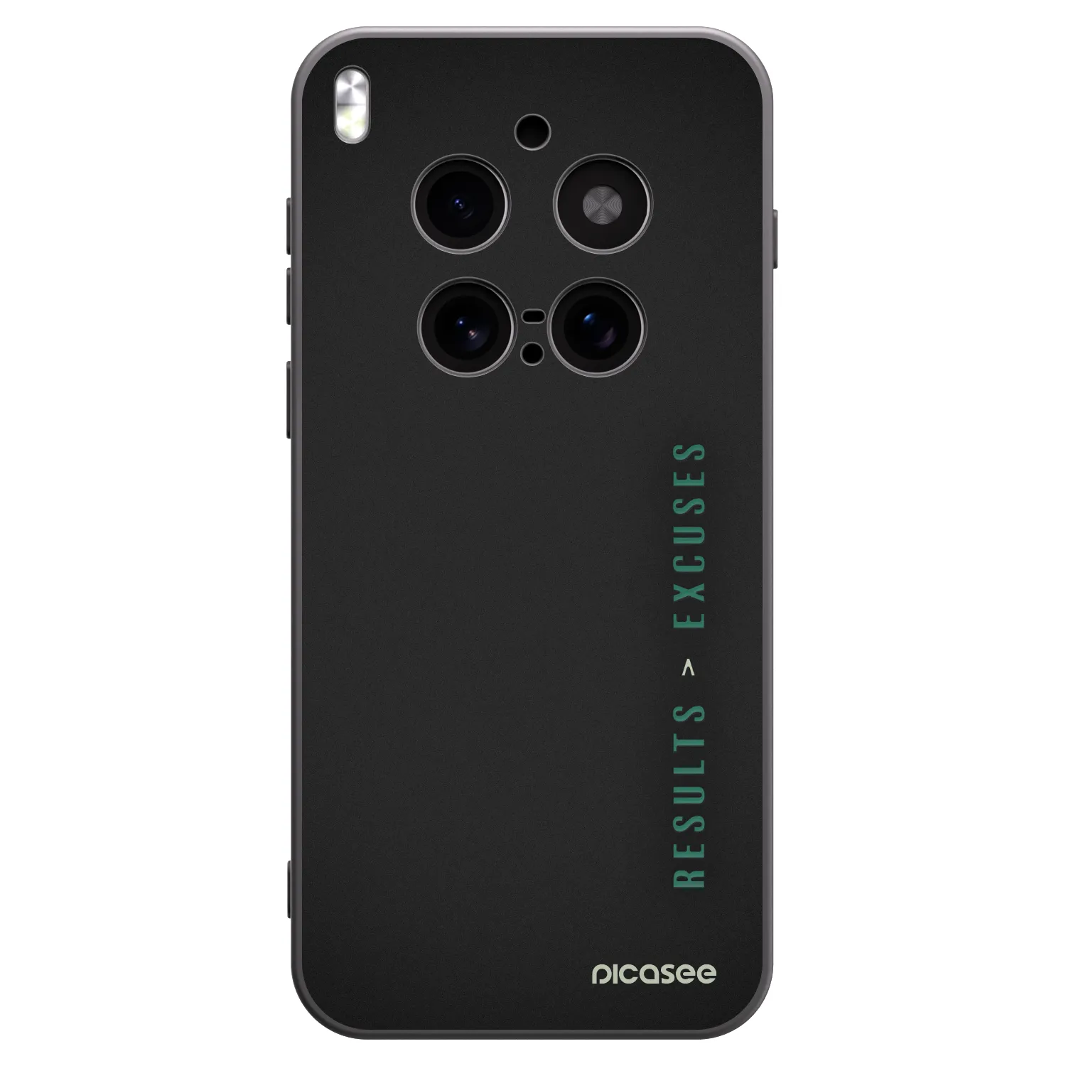 Picasee Vivo X300 Pro Hülle - Schwarzes Silikon - Results x Excuses
