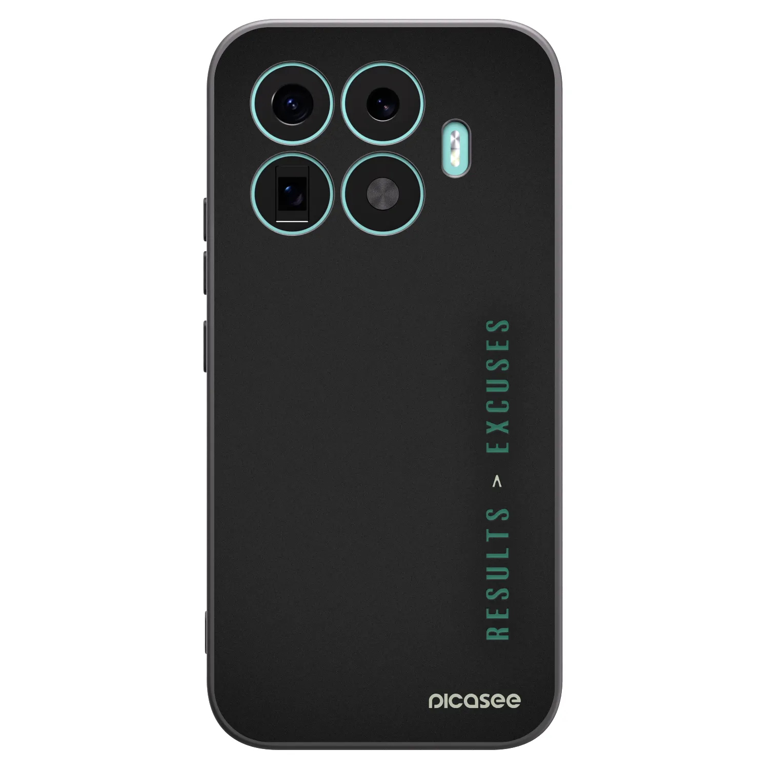 Picasee Xiaomi 17T Hülle - Schwarzes Silikon - Results x Excuses