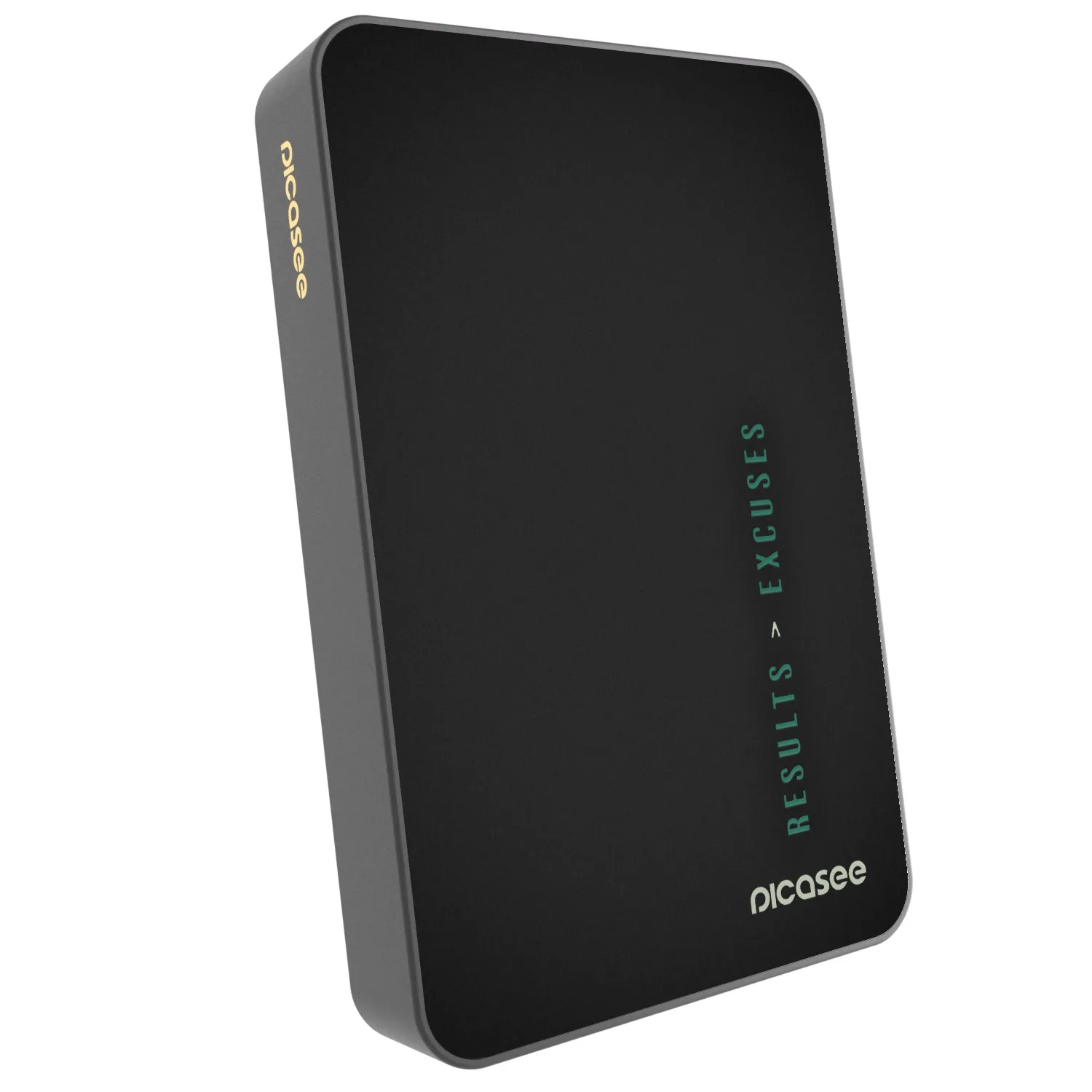 Picasee Powerbank mit MagSafe 10 000 mAh Grau - Results x Excuses