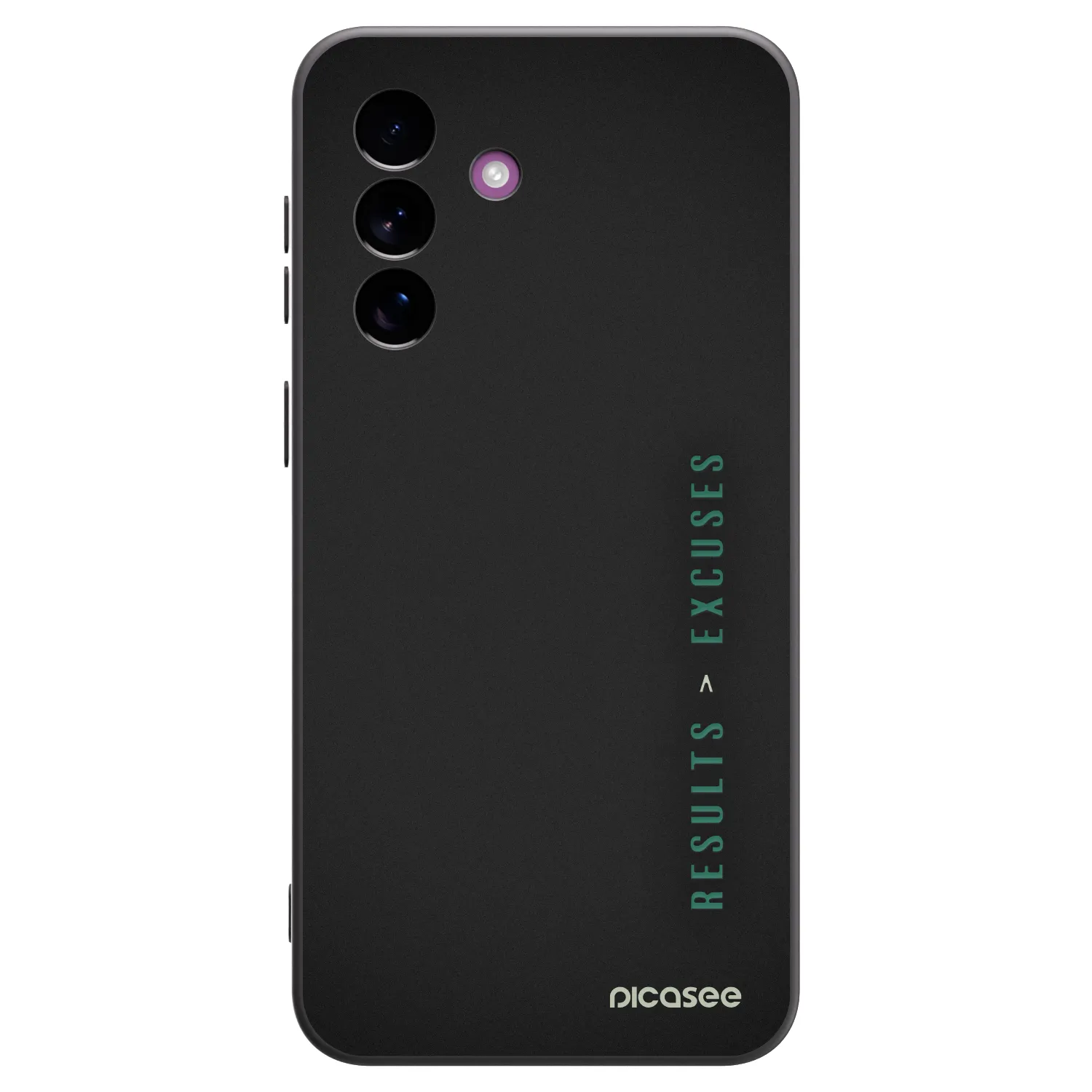 Picasee Samsung Galaxy A37 Hülle - Schwarzes Silikon - Results x Excuses