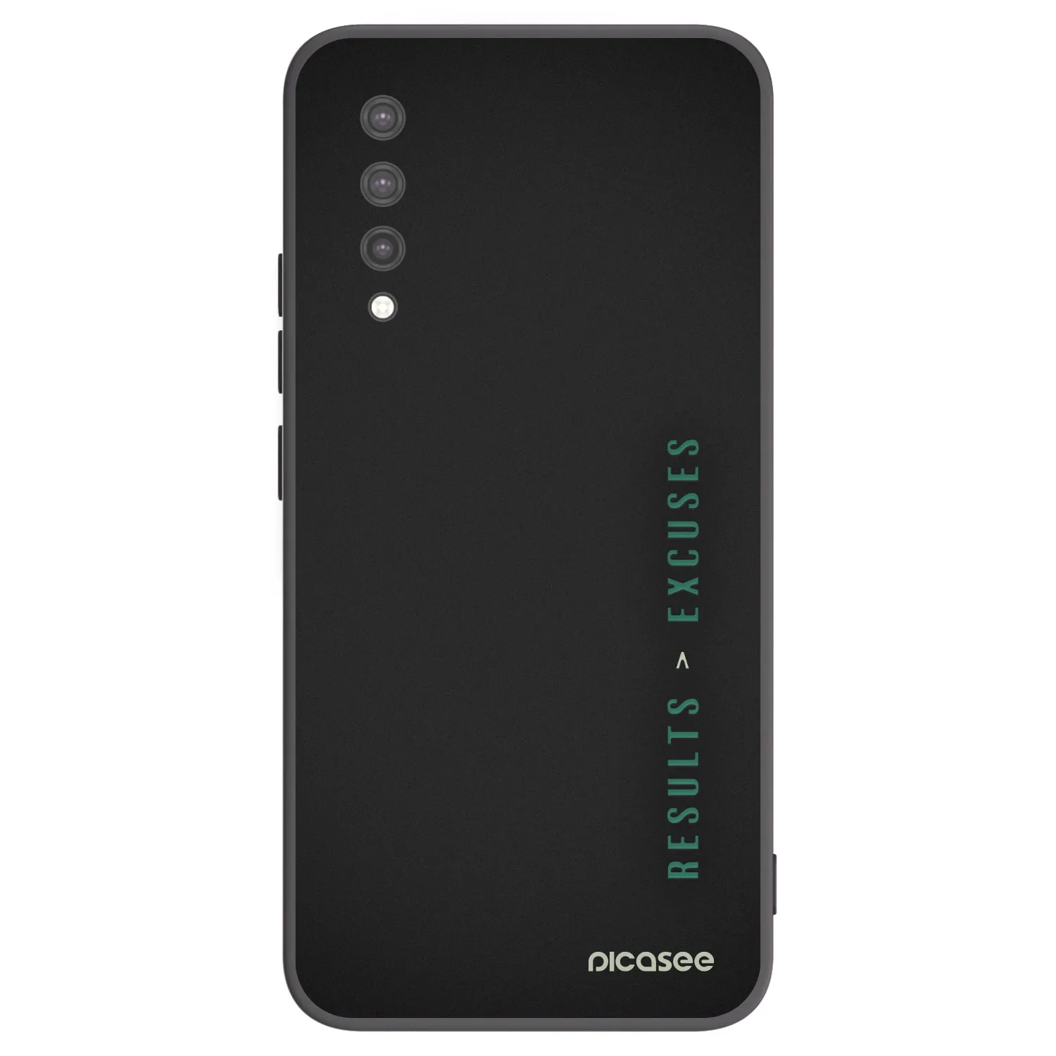 Picasee Xiaomi Mi 9 Lite Hülle - Schwarzes Silikon - Results x Excuses