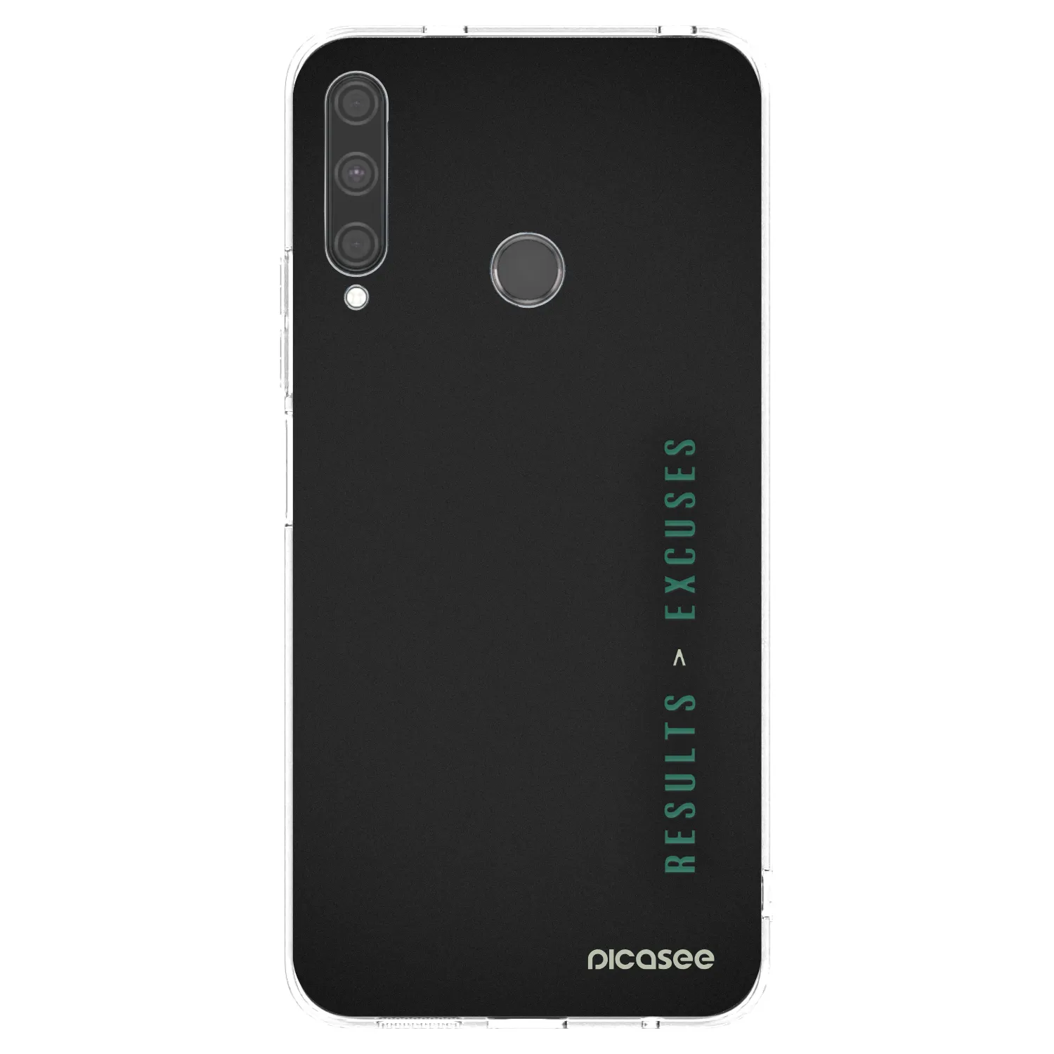 Picasee Huawei P40 Lite E Hülle - Transparentes Silikon - Results x Excuses