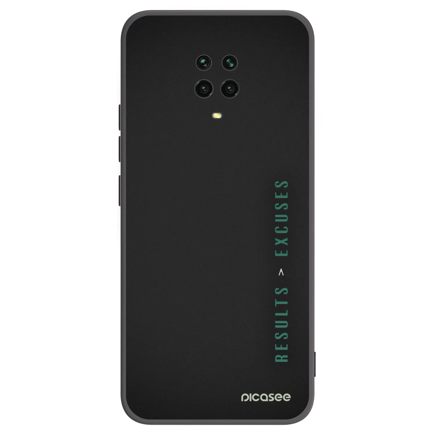 Picasee Xiaomi Redmi Note 9 Pro Hülle - Schwarzes Silikon - Results x Excuses