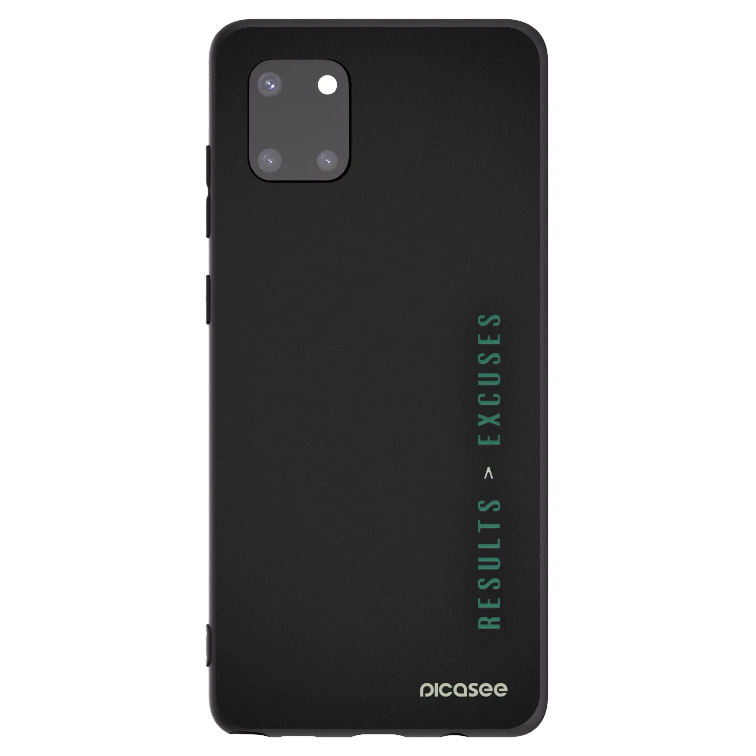 Picasee Samsung Galaxy Note 10 Lite N770F Hülle - Schwarzes Silikon - Results x Excuses