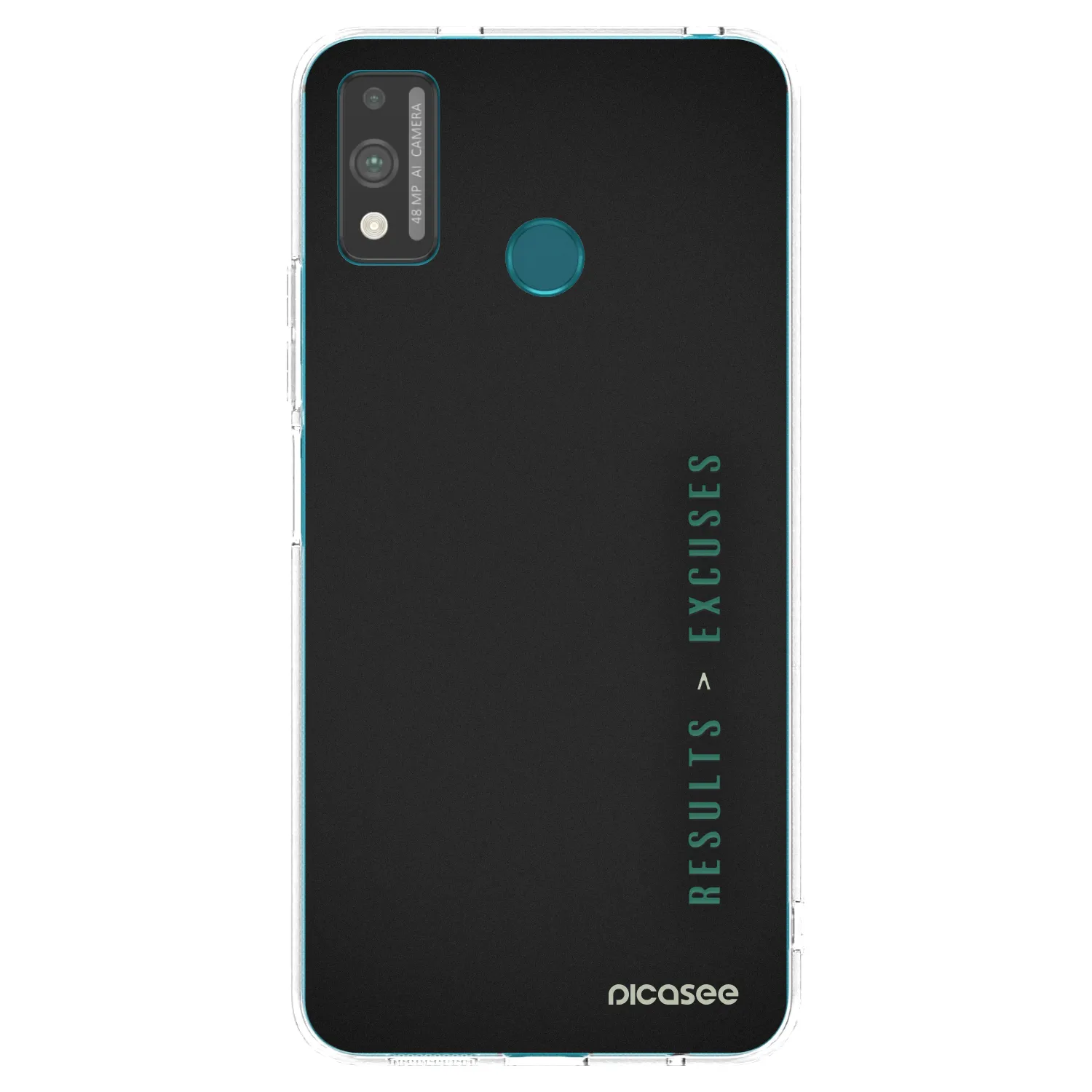 Picasee Honor 9X Lite Hülle - Transparentes Silikon - Results x Excuses