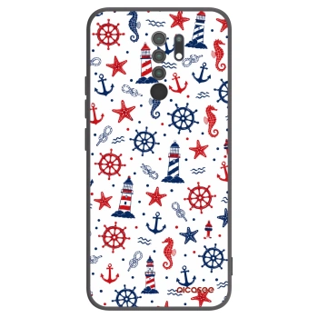Picasee Xiaomi Redmi 9 Hülle - Schwarzes Silikon - Sailor Vibes