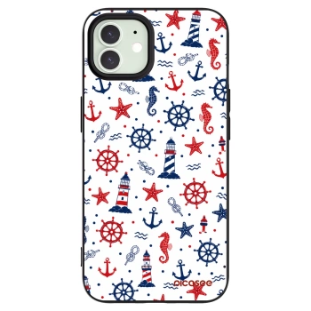 Picasee Apple iPhone 12 Hülle - Schwarzes Silikon - Sailor Vibes