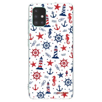 Picasee Samsung Galaxy M51 M515F Hülle - Transparentes Silikon - Sailor Vibes