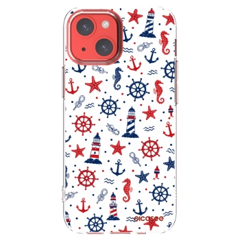 Picasee Apple iPhone 13 mini Hülle - Transparentes Silikon - Sailor Vibes