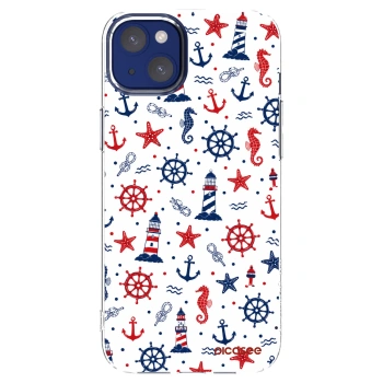 Picasee Apple iPhone 14 Plus Hülle - Transparentes Silikon - Sailor Vibes
