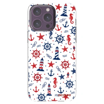 Picasee Apple iPhone 14 Pro Max Hülle - Transparentes Silikon - Sailor Vibes