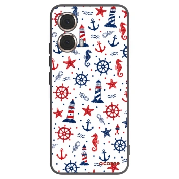 Picasee Motorola Moto G85 Hülle - Schwarzes Silikon - Sailor Vibes