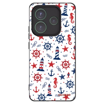 Picasee Xiaomi Redmi Note 14 5G Hülle - Schwarzes Silikon - Sailor Vibes