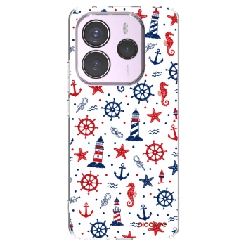 Picasee Xiaomi Redmi Note 14 5G Hülle - Transparentes Silikon - Sailor Vibes
