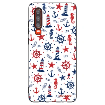 Picasee Huawei P30 Hülle - Schwarzes Silikon - Sailor Vibes