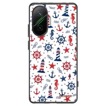 Picasee Xiaomi Poco F7 5G Hülle - Schwarzes Silikon - Sailor Vibes