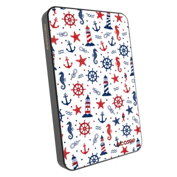 Powerbank mit MagSafe 5 000 mAh Grau - Sailor Vibes