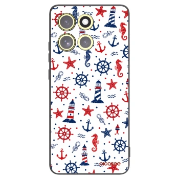 Picasee Motorola Moto G86 5G Hülle - Schwarzes Silikon - Sailor Vibes