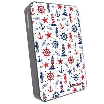 Picasee Powerbank mit MagSafe 10 000 mAh Grau - Sailor Vibes