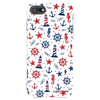 Picasee Apple iPhone SE 2020 Hülle - Transparentes Silikon - Sailor Vibes