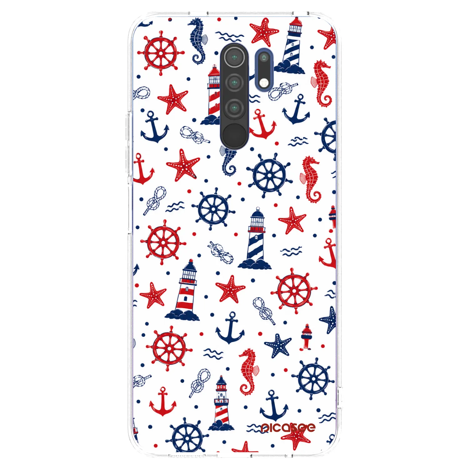 Picasee Xiaomi Redmi 9 Hülle - Transparentes Silikon - Sailor Vibes