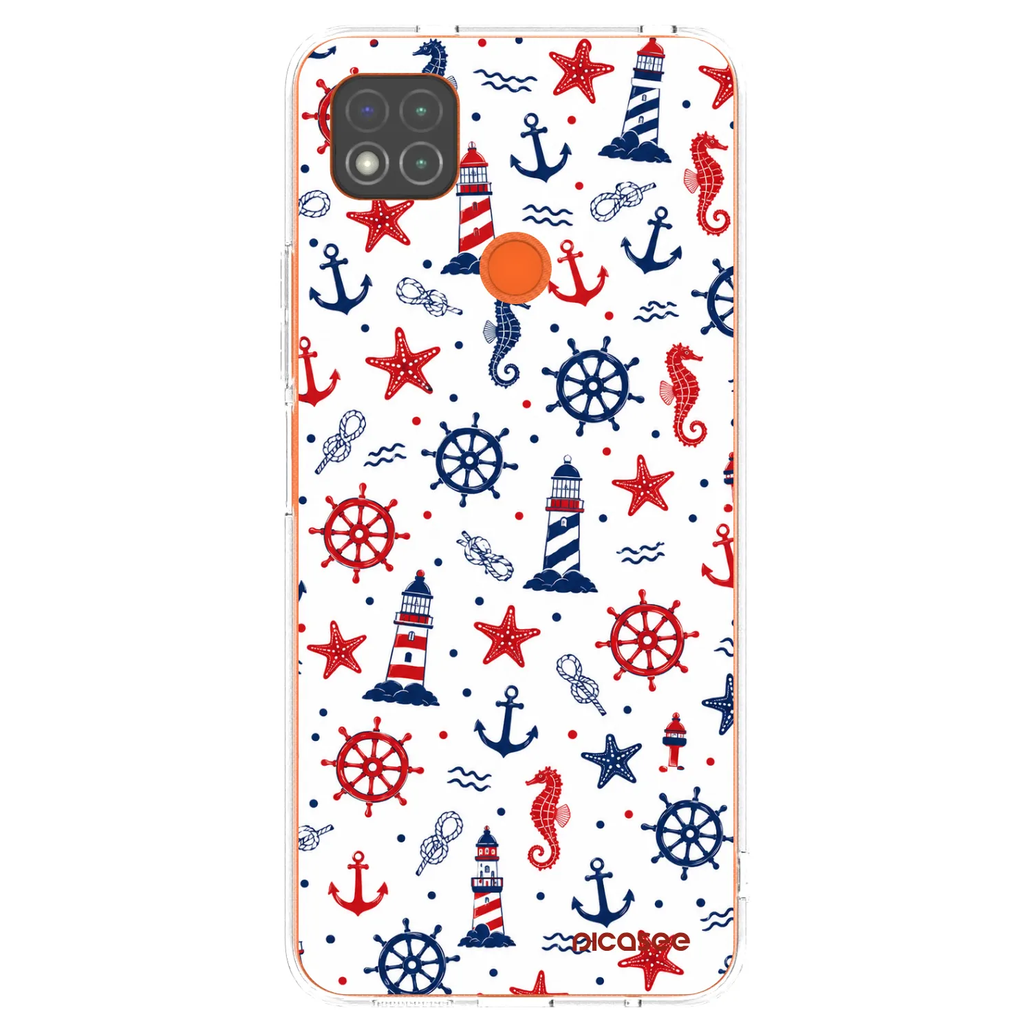 Picasee Xiaomi Redmi 9C Hülle - Transparentes Silikon - Sailor Vibes