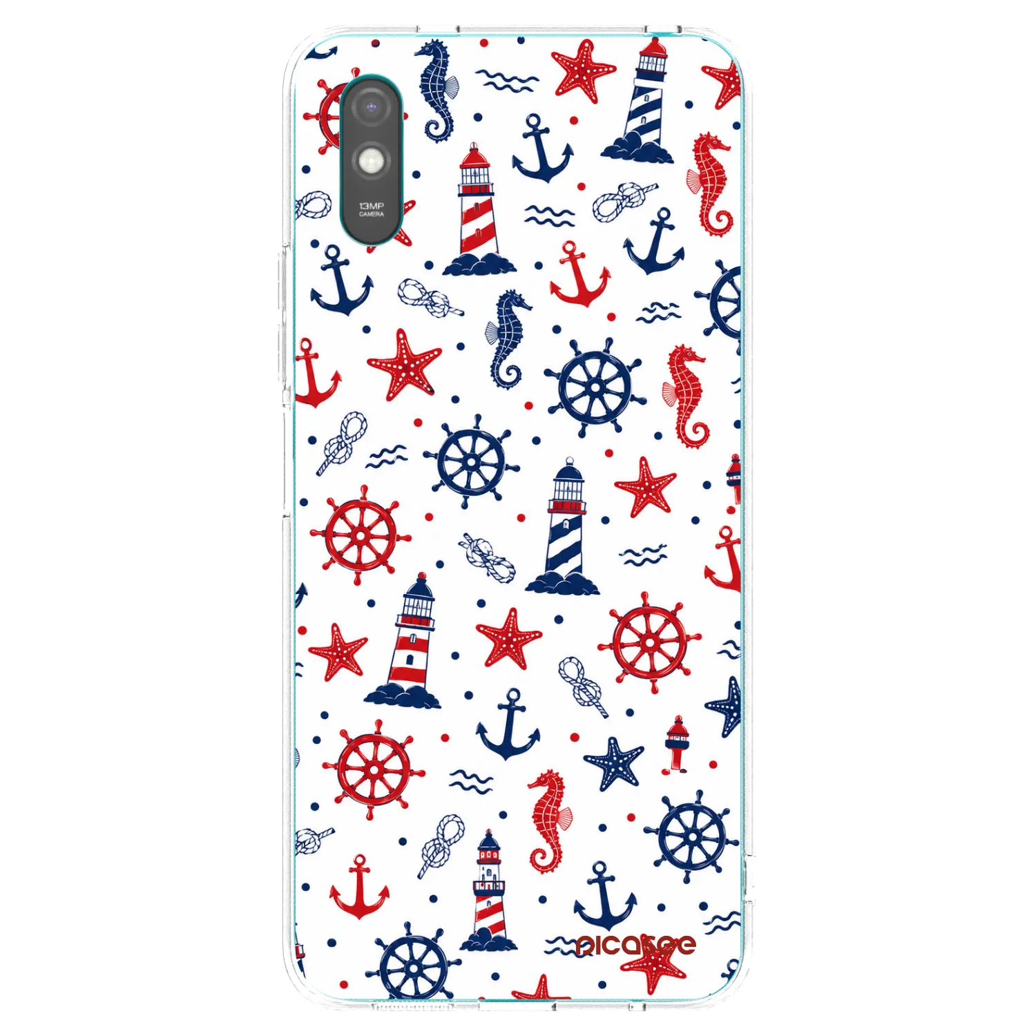 Picasee Xiaomi Redmi 9A Hülle - Transparentes Silikon - Sailor Vibes