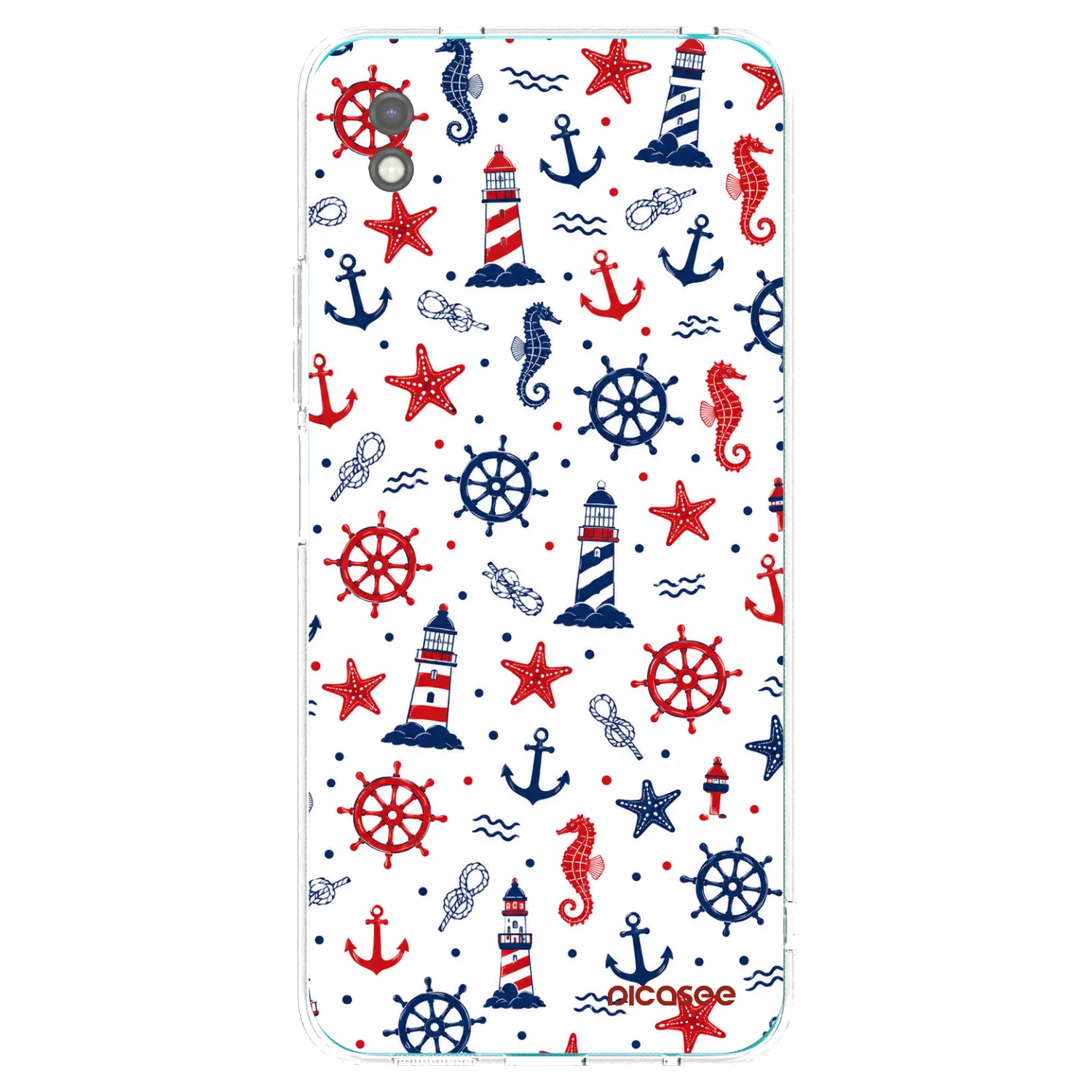Picasee Xiaomi Redmi 9A Hülle - Schwarzes Silikon - Sailor Vibes